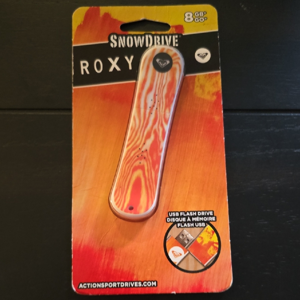 8GB Orange Pattern USB Flash Drive